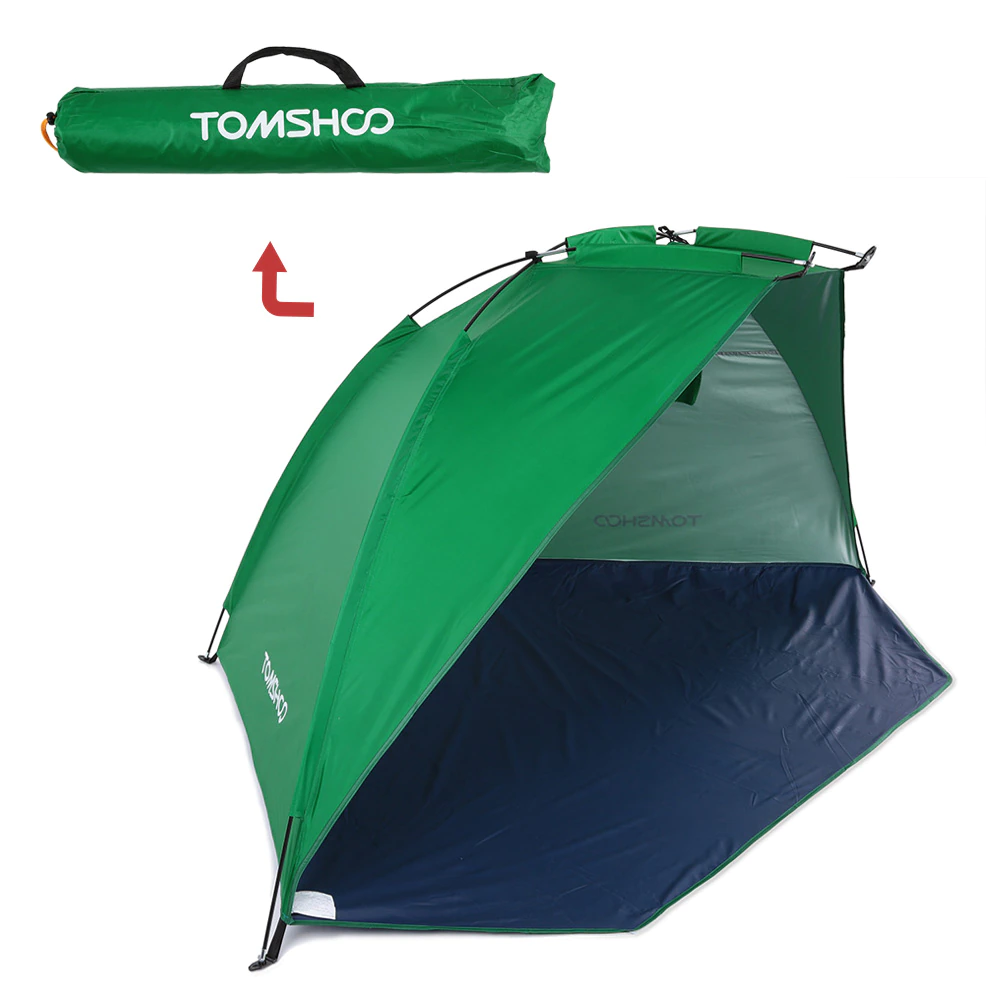 Cheap Goat Tents Tomshoo Beach Tent Sun Shelter Outdoor Sports Sunshade Tent for Fishing Picnic Beach Park UV protective Ultralight Travel Tent Tents 